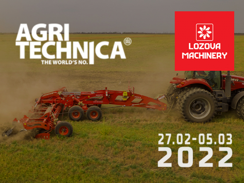 LOZOVA MACHINERY ПРИМЕТ УЧАСТИЕ В AGRITECHNICA-2022